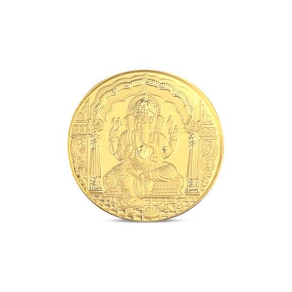 Lord Ganesh 24k(999) Gold Coin