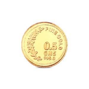 0.5gms Nibr995 24k Gold Coin