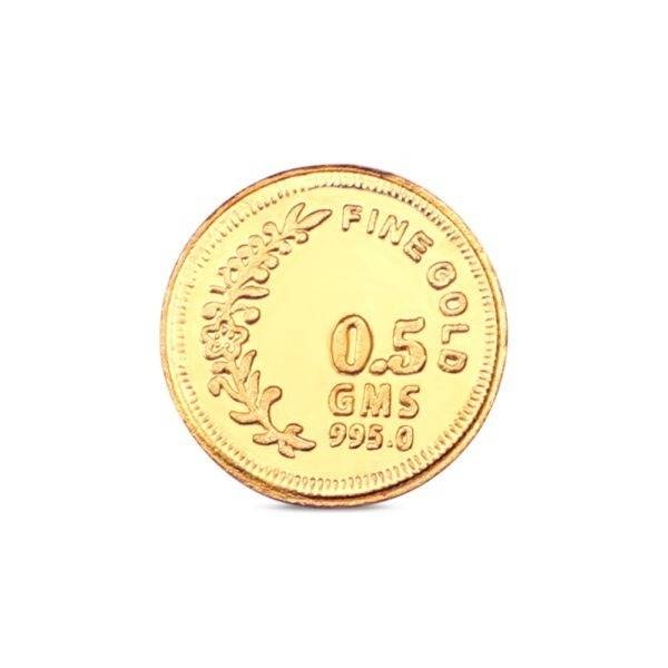 0.5gms Nibr995 24k Gold Coin