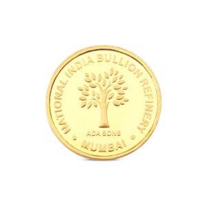 25gms NIBR995 24k Gold Coin backside