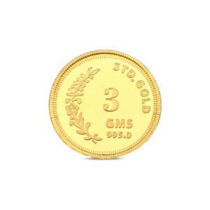 3gms Nibr995 24k Gold Coin