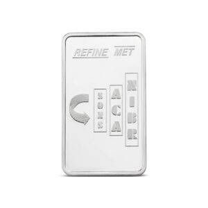 100gms NIBR999 24k Silver Bar backside