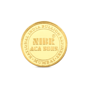 10gms Nibr999 24k Gold Coin backside