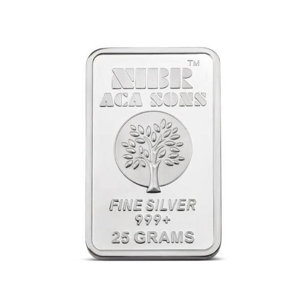 25gms NIBR999 24k Silver Bar