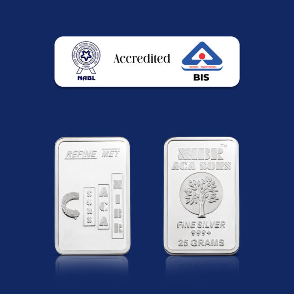 25gms NIBR999 24k Silver Bar 8