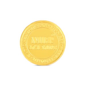 4gms Nibr999 24k Gold Coin backside