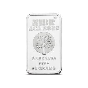 50gms NIBR999 24k Silver Bar