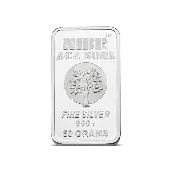 50gms NIBR999 24k Silver Bar