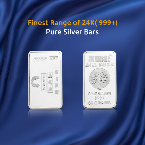 50gms NIBR999 24k Silver Bar 3