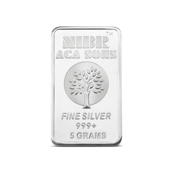 5gms NIBR999 24k Silver Bar