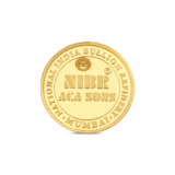 8gms Nibr999 24k Gold Coin backside