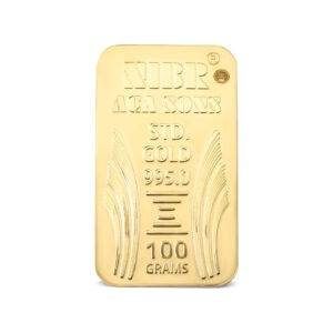 100gms Nibr995 24k Gold Bar