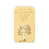 100gms Nibr995 24k Gold Bar backside