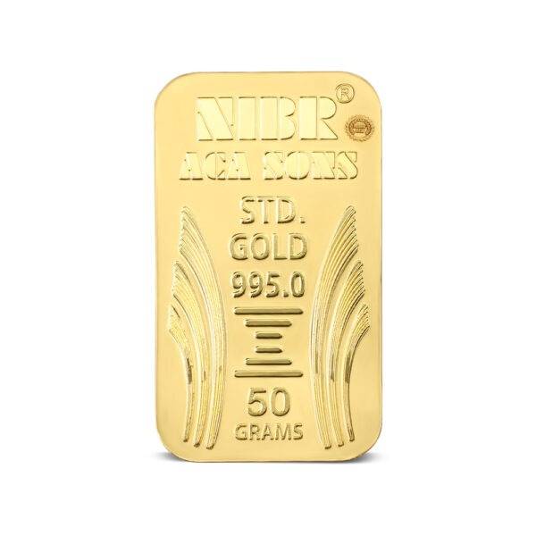 50gms Nibr995 24k Gold Bar