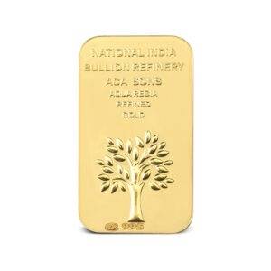 50gms Nibr995 24k Gold Bar backside