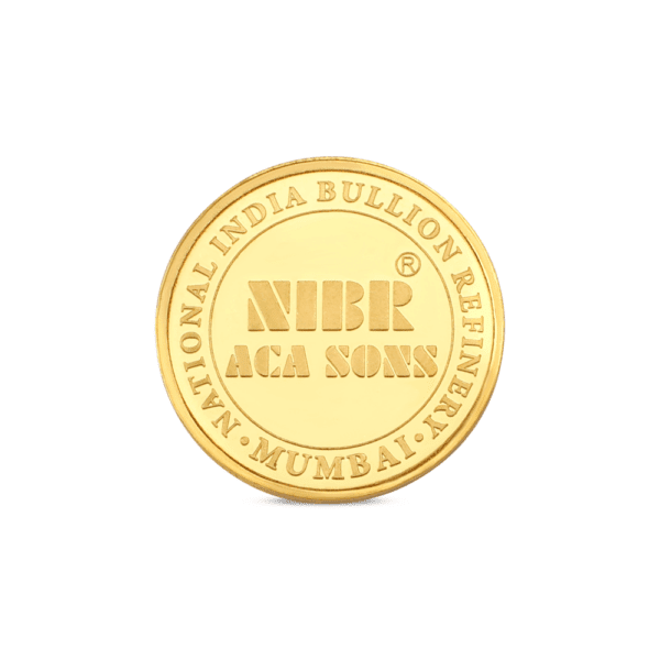 25gms Nibr999 24k Gold Coin backside