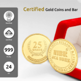 25gms Nibr999 24k Gold Coin 7