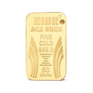 50gms Nibr999 24k Gold Bar