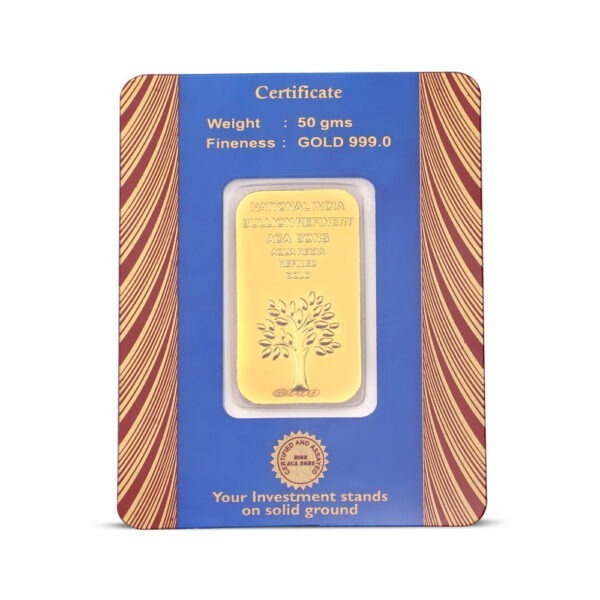 50gms Nibr999 24k Gold Bar4