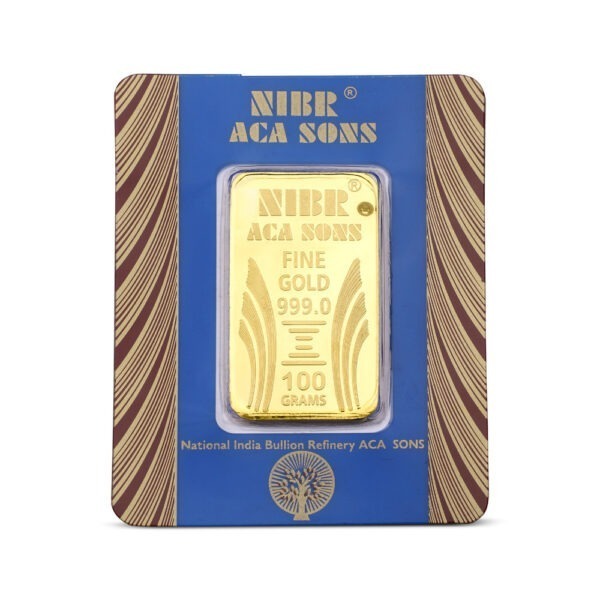 100gms Nibr999 24k Gold Bar3