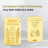 100gms Nibr999 24k Gold Bar 5